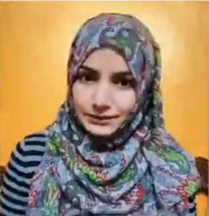 ms sana from Afghanistan